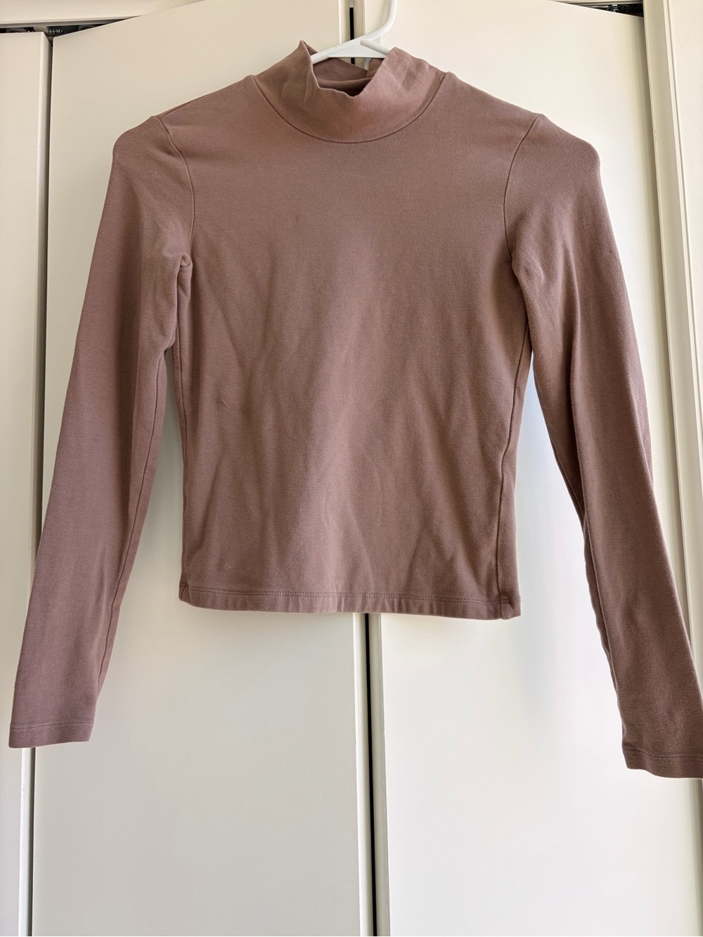 Abercrombie & Fitch Mock Neck Long Sleeve Top – Size XS